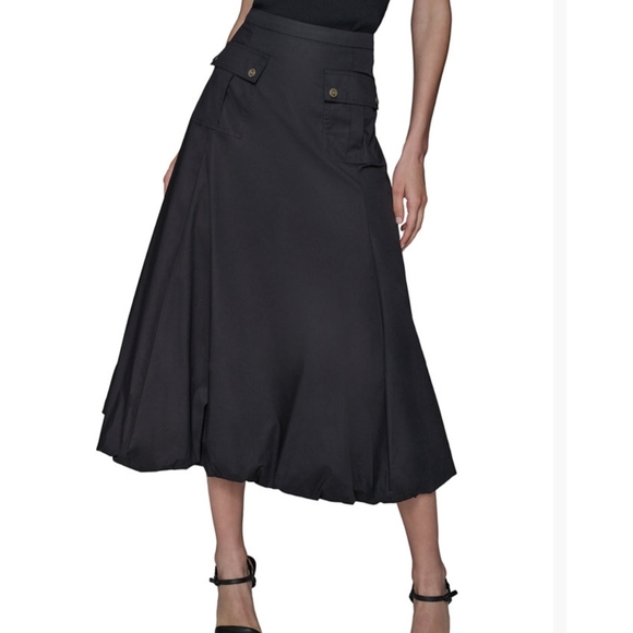 Karl Lagerfeld Black Bubble Skirt